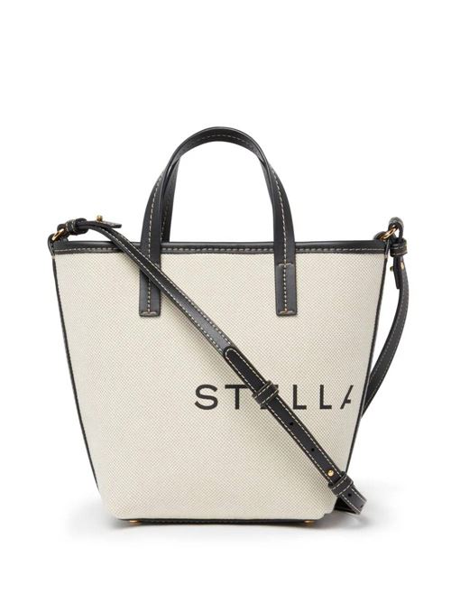 Canvas Shoulder Tote with Logo STELLA MC CARTNEY | 7B0106WP02219043